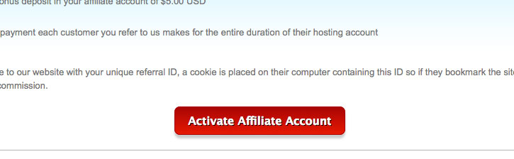 affiliate program activate